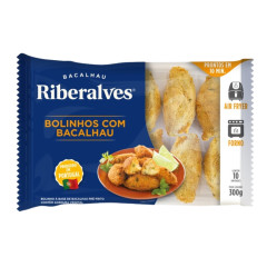 BOLINHO BACALHAU PRE FRITO  R.RALVES CX12X300GR