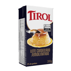 LEITE CONDENSADO TIROL SEMI CX27X395G